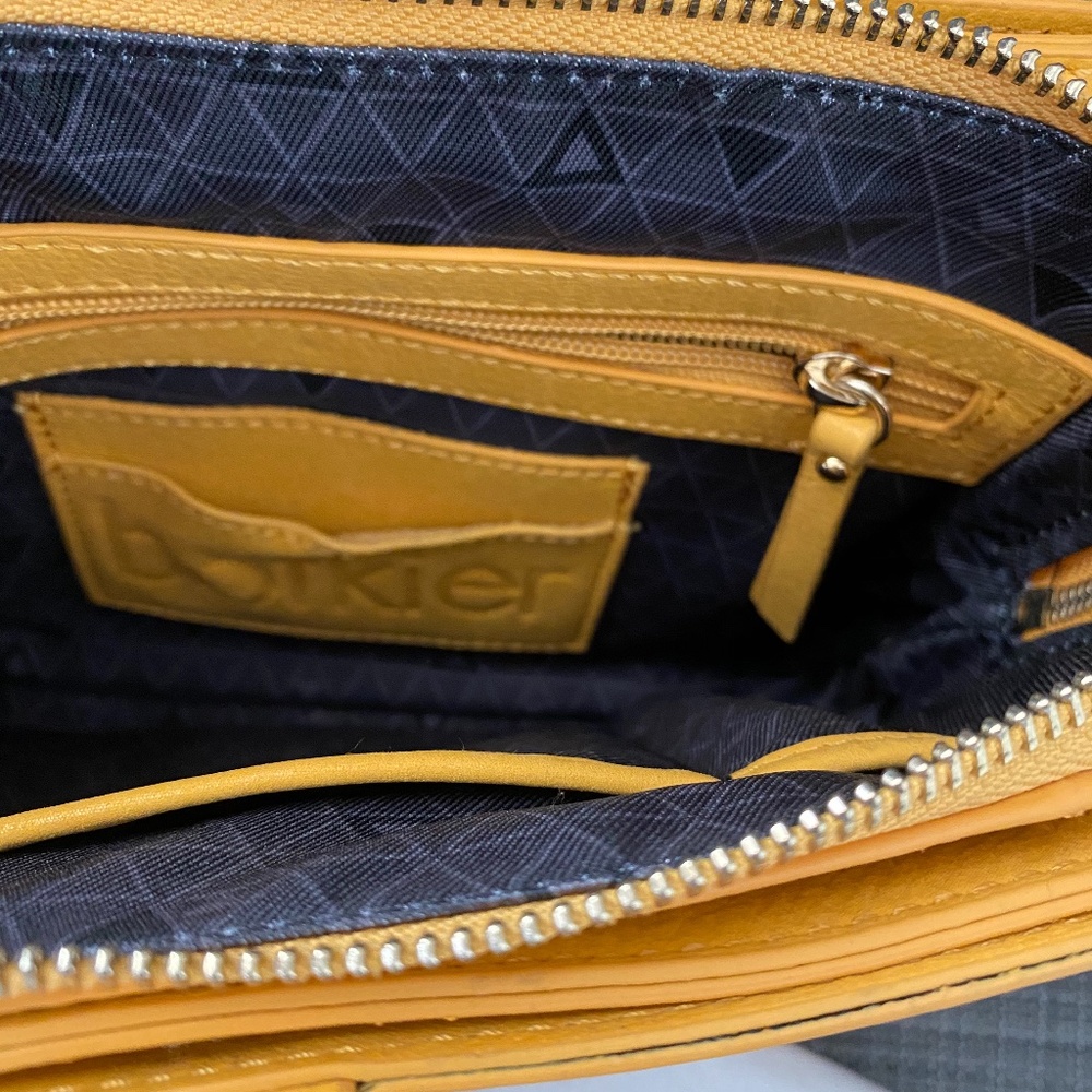 ✨Botkier New York Warren City  Leather Purse Yellow - Picture 10 of 12